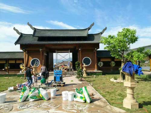 影视城基地施工(图4) 影视城基地施工(图4)
