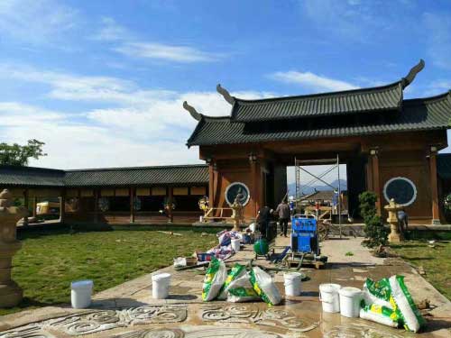 影视城基地施工(图5) 影视城基地施工(图5)